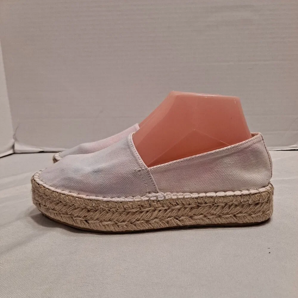 Splendid Womens Laney Espadrille Slip On Shoe Size 8.5 Pastel Tie Dye